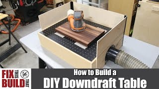 DIY Downdraft Table for Sanding  How to Build [upl. by Milburr]