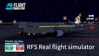 RFS  Real flight simulator –Etihad airways New Dubai to MuscatA320 neoFull flightFull HD [upl. by Stone]