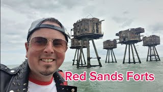 A Visit to the Red Sands Sea Forts Doctor Who Film Location Pirate Radio Station Thames Estuary [upl. by Atinod567]