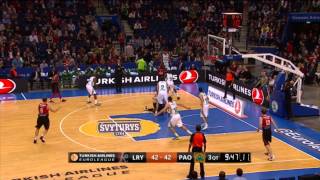 Highlights Lietuvos Rytas VilniusPanathinaikos Athens [upl. by Ellinehc]