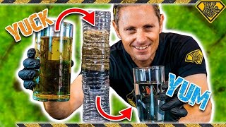 DIY Make Swamp Water Drinkable King Of Random Dives Into How To Make A Homemade DIY Water Filter [upl. by Eecyaj]