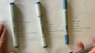 What are the differences between Copic Ciao Original amp Sketch Markers [upl. by Asnarepse4]