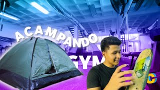 ACAMPANDO EN UN GYM  CuateTV [upl. by Herminia]