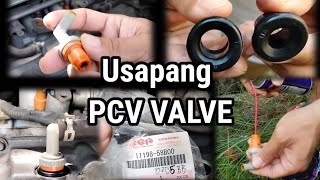 PCV VALVE CLEANING USING WD40 AND GROMMET REMOVAL AND REPLACEMENT OF SUZUKI APV  DIY [upl. by Aubine]