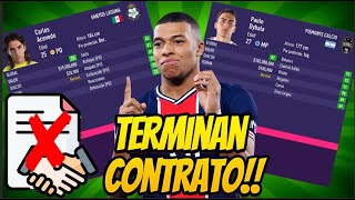 FIFA 22 JUGADORES QUE TERMINAN CONTRATO en MODO CARRERA [upl. by Dumas356]