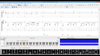 TUXguitar fretboard viewer modestutorial [upl. by Oconnor42]