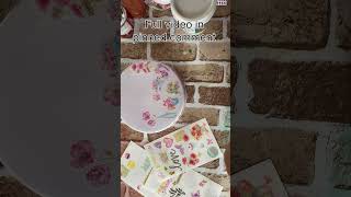 ecofriendly artcrafts viralvideo wasteplateupcycling recyclecraftideas viralvideo [upl. by Miltie]