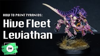 How to Paint Tyranids Hive Fleet Leviathan [upl. by Bogosian69]