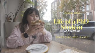 倫敦vlog 9 ▶ 十月🍂｜找到倫敦很好吃的麵包店和漢堡包店🍔｜ 幫助松鼠回家大行動🐿️｜ 第一次整米紙料理🥐｜買了很多蠟燭🕯️ [upl. by Nnylatsyrk]