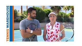 Tennis Swinging Volley Drill with Bethanie MattekSands [upl. by Nomzed]