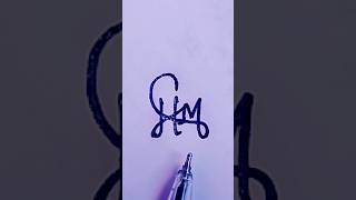 How to create H and M logo design Mixmaslatalent logodesign art handwritten shortsvideo [upl. by Lucier]