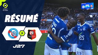 RC STRASBOURG ALSACE  STADE RENNAIS FC 2  0  Résumé  RCSA  SRFC  20232024 [upl. by Eipper]