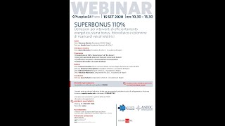 SUPERBONUS 110  ANDoC Accademia di Napoli [upl. by Aroved]