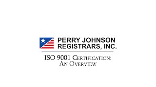 ISO 9001 Certification An Overview [upl. by Kline671]