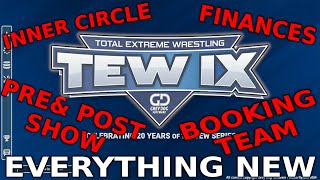 Everything New in Total Extreme Wrestling IX TEW IX Angles Booking Events and More [upl. by Dnallor]