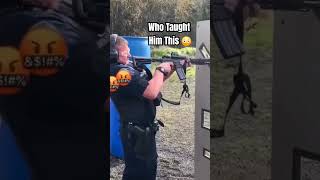 FAIL 🇺🇲 Gun training in America 😂 police viral shorts viralpost viralshort fyp [upl. by Ramsey]