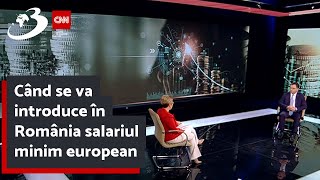 Când se va introduce în România salariul minim european [upl. by Lakim659]