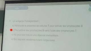 TD 1 Immunologie S5 avec correction biology ispits isss [upl. by Mcclenon]