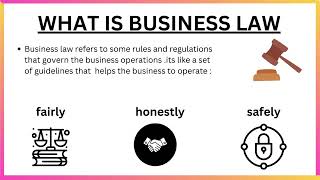 meaning of business law the ultimate guide to business law  what is business law BBA [upl. by Haras790]