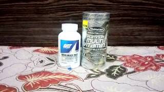 GAT Sport MultiTest vs Muscletech Multi Vitamin [upl. by Cinamod]