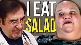 600 Pound Woman Claims She Only Eats Salad [upl. by Hallimaj753]