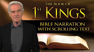 The Book of 1st Kings  Bible Narration with Scrolling Text Contemporary English Bible [upl. by Naletak]