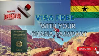 Ghanaian passport visafree countries [upl. by Celle657]