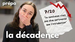 Mes notes en prépa  concours blancs de la décadence  prépa littéraire [upl. by Fronia263]