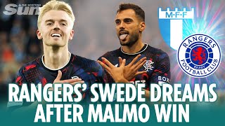 Rangers Swede dreams after massive Malmo win [upl. by Nnuahs]