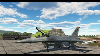 DCS  F16C Block 50 Viper  A2G training and TGP learning [upl. by Alya]