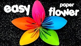 EASY Origami Flower [upl. by Sprague]