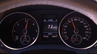 VW Golf VI GTD DSG 170 HP Acceleration [upl. by Coyle]