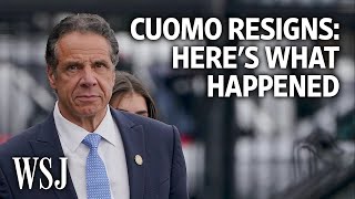 Gov Andrew Cuomo Resigns After DecadesLong Political Career  WSJ [upl. by Luella]