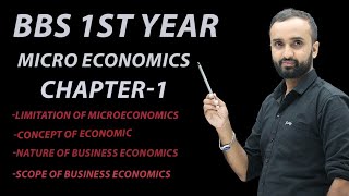 Microeconomics LimitationConcept of business economicNature of business economics scope of busine [upl. by Coleville747]