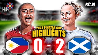 Philippines vs Scotland Highlights  2024 Pinatar Cup [upl. by Tager]