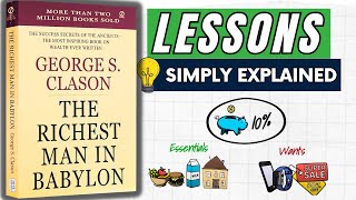 💵 7 most important money lessons from quotThe Richest Man in Babylonquot [upl. by Odab]