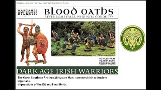 Ligurians 28mm ancient miniatures  Wargames Atlantic Dark Age Irish kit [upl. by Nitnert]