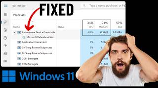 Fix Antimalware Service Executable High CPU and Memory Usage on Windows 11 [upl. by Arrahs503]