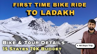 2024 My Ladakh Trip  Ladakh tour Details  40 days trip  solo ride ladakh to kanyakumari [upl. by Lugar696]