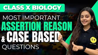 Biology Assertion Reason Questions Class 10th Science Most Important Question with Sonam Maam [upl. by Parette156]