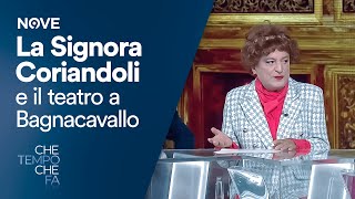 La Signora Coriandoli e il teatro a Bagnacavallo  Che tempo che fa [upl. by Cart70]