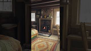 Cozy Cabin Ambience at SnowStorm  Howling Cold Wind amp Crackling Fire for Deep Sleep and Relaxation [upl. by Aiem505]