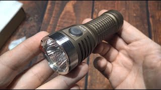 ASTROLUX EA04 Flashlight Review 12600 Lumens With Four HP50 LEDs [upl. by Airehtfele]