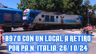 B970 con local a Retiro por PAN Italia 26102024 [upl. by Payne]