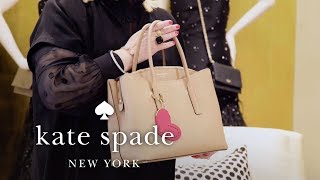 how to pack your margaux handbag  talking shop  kate spade new york [upl. by Oinigih149]