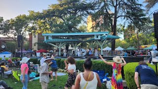 Andre Thierry Zydeco Accordion band at Concords Music and Market concert [upl. by Askari]