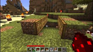 Minecraft How to making of trapdoors dungeon entrance [upl. by Ripp]