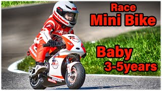 SO CUTE  3 AGE BABY RACE MINI BIKE  TimaKuleshov 2016 [upl. by Stefania]