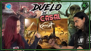 DUELO DE CASAL 32  Kemet  Blood and Sand Gameplay  Opinião [upl. by Beth]