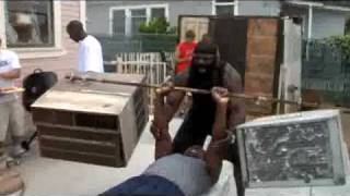 UFC star Kimbo Slice vs LT in training [upl. by Finer]